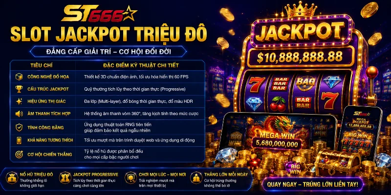 Slot sở hữu giao diện hiện đại và tính năng hấp dẫn 